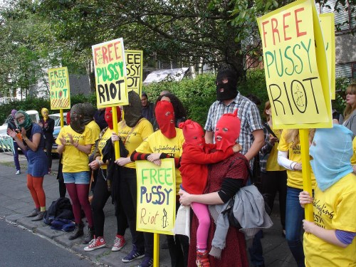 Free Pussy Riot protest